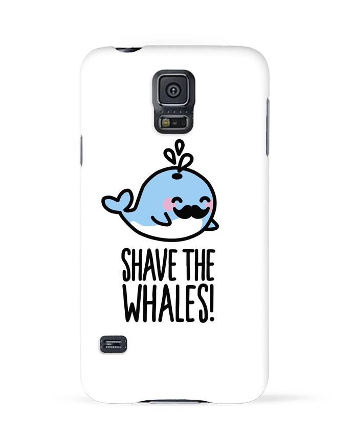 Case 3D Samsung Galaxy S5 SHAVE THE WHALES by LaundryFactory