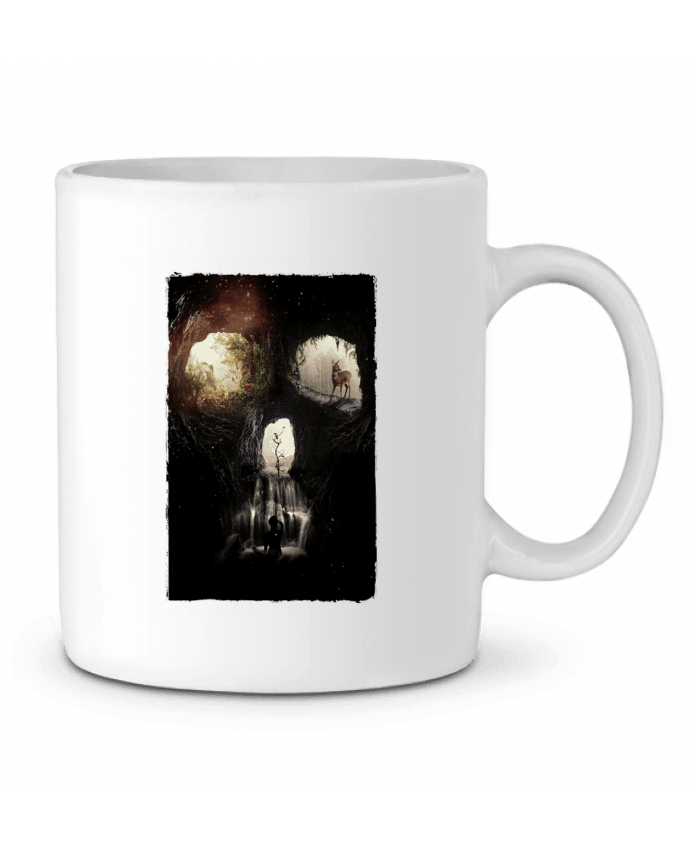 Ceramic Mug Cave skull by ali_gulec