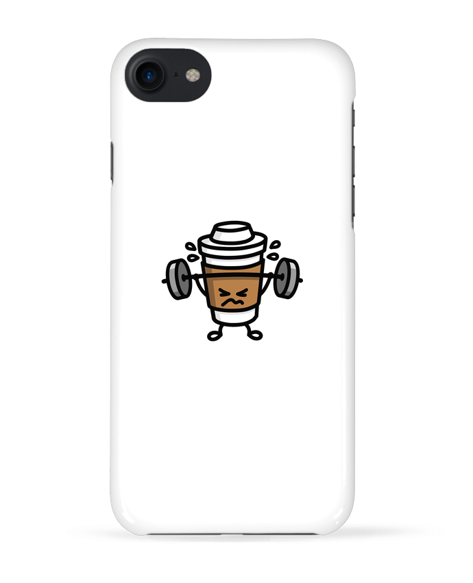 COQUE 3D Iphone 7 STRONG COFFEE SMALL de LaundryFactory