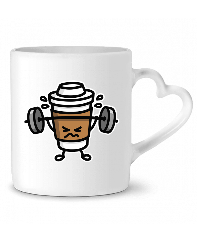 Mug coeur STRONG COFFEE SMALL par LaundryFactory