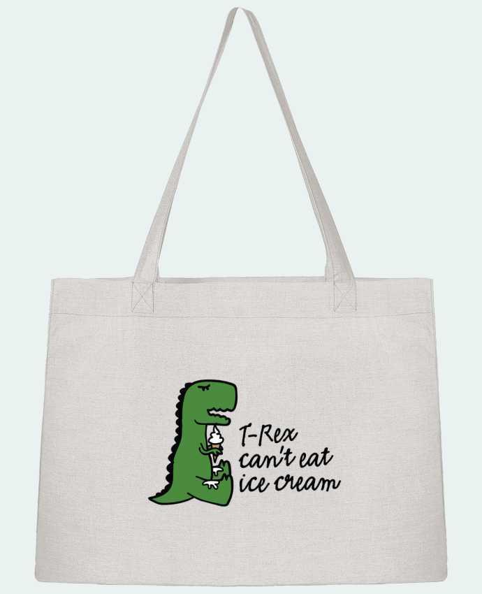 Shopping tote bag Stanley Stella TREX CANT EAT ICE by LaundryFactory