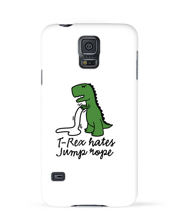 Case 3D Samsung Galaxy S5 TREX HATES JUMP ROPE by LaundryFactory