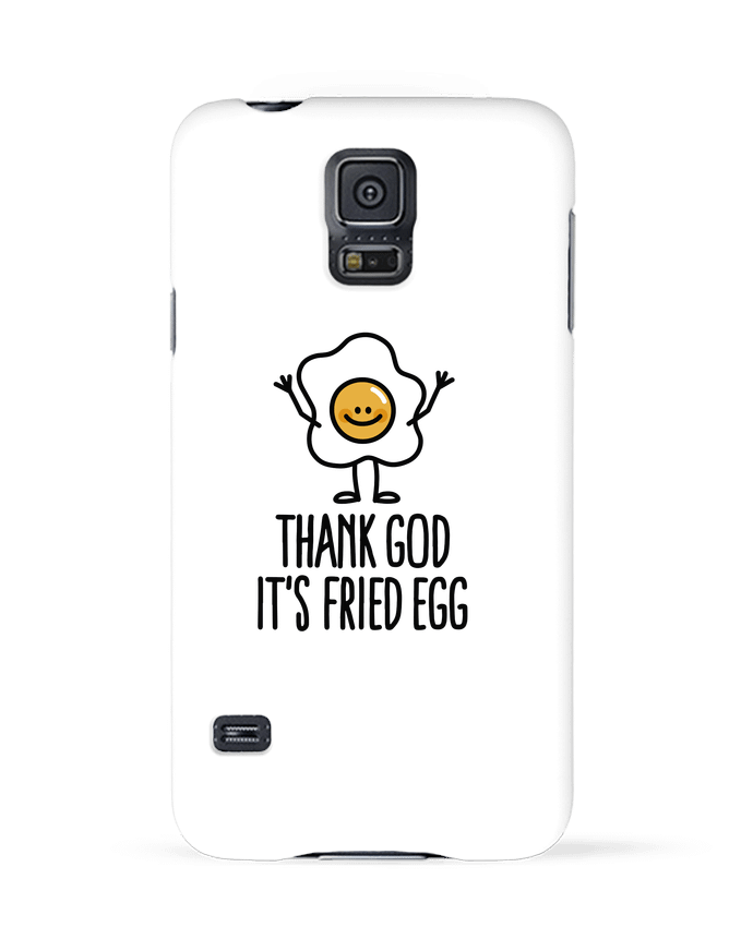 Coque Samsung Galaxy S5 THANK GOD ITS FRIED EGG par LaundryFactory