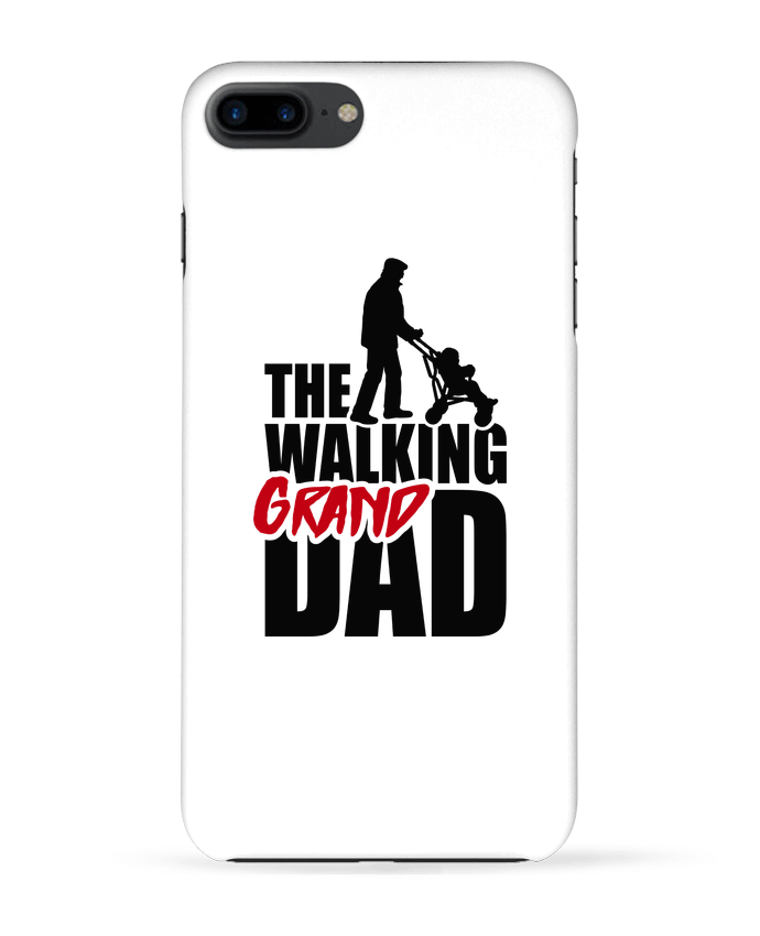 Case 3D iPhone 7+ WALKING GRAND DAD Black by LaundryFactory