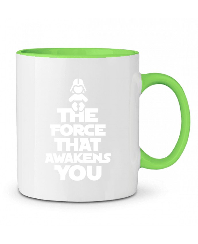 Mug bicolore THE FORCE THAT AWAKENS YOU LaundryFactory