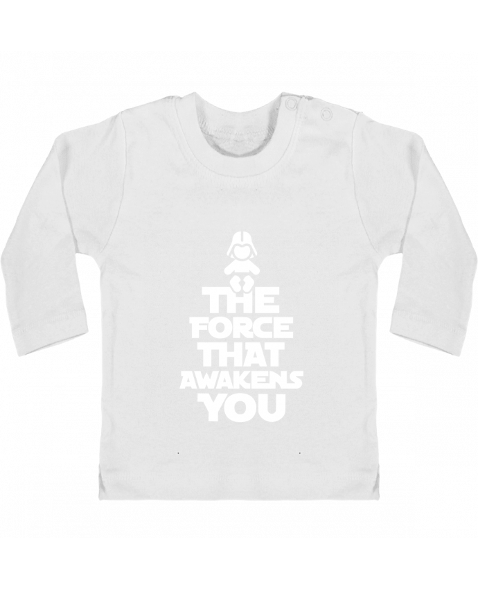 T-shirt bébé THE FORCE THAT AWAKENS YOU manches longues du designer LaundryFactory