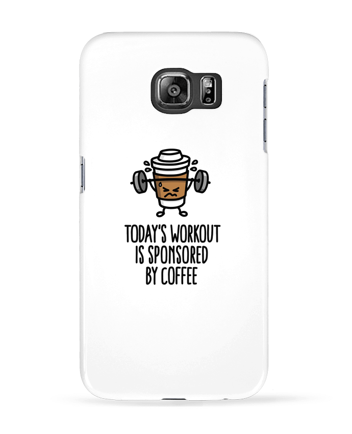 Case 3D Samsung Galaxy S6 WORKOUT COFFEE LIFT - LaundryFactory