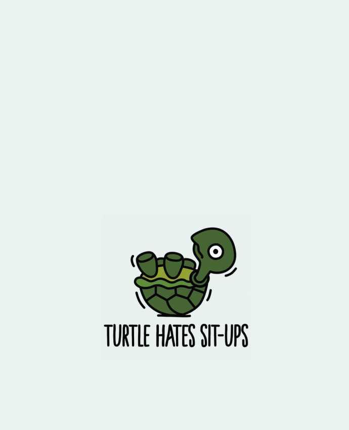 Tote Bag cotton TURTLE HATES SIT-UPS by LaundryFactory