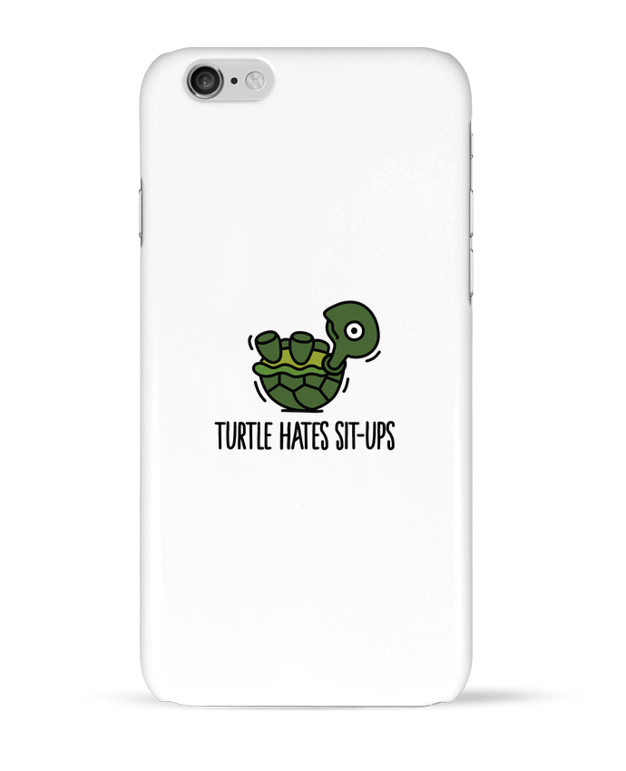 Coque iPhone 6 TURTLE HATES SIT-UPS par LaundryFactory