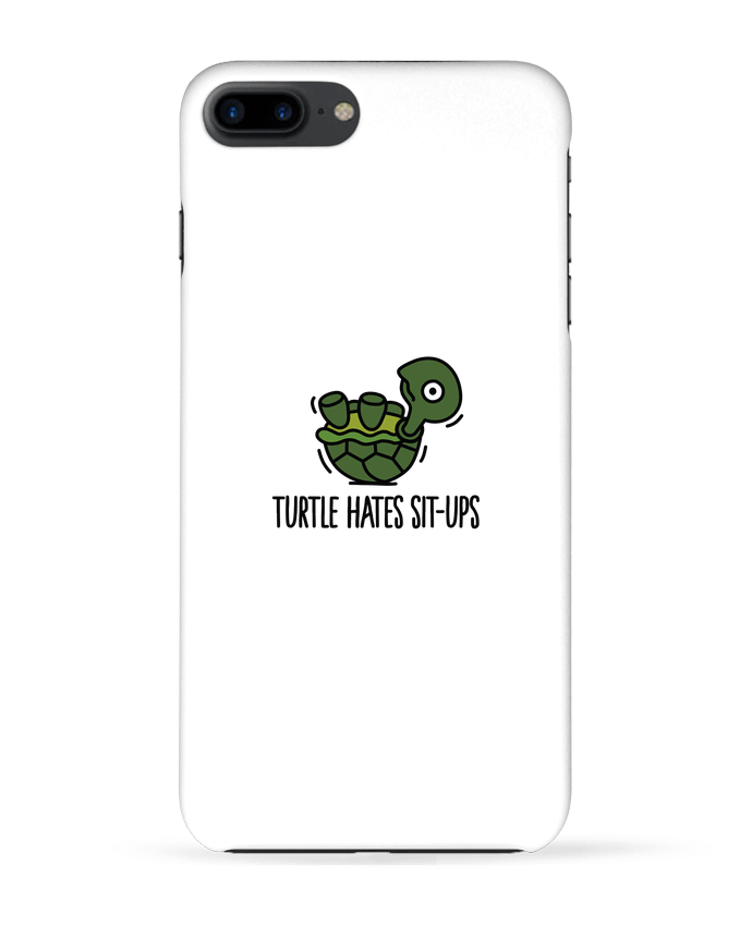 Case 3D iPhone 7+ TURTLE HATES SIT-UPS by LaundryFactory