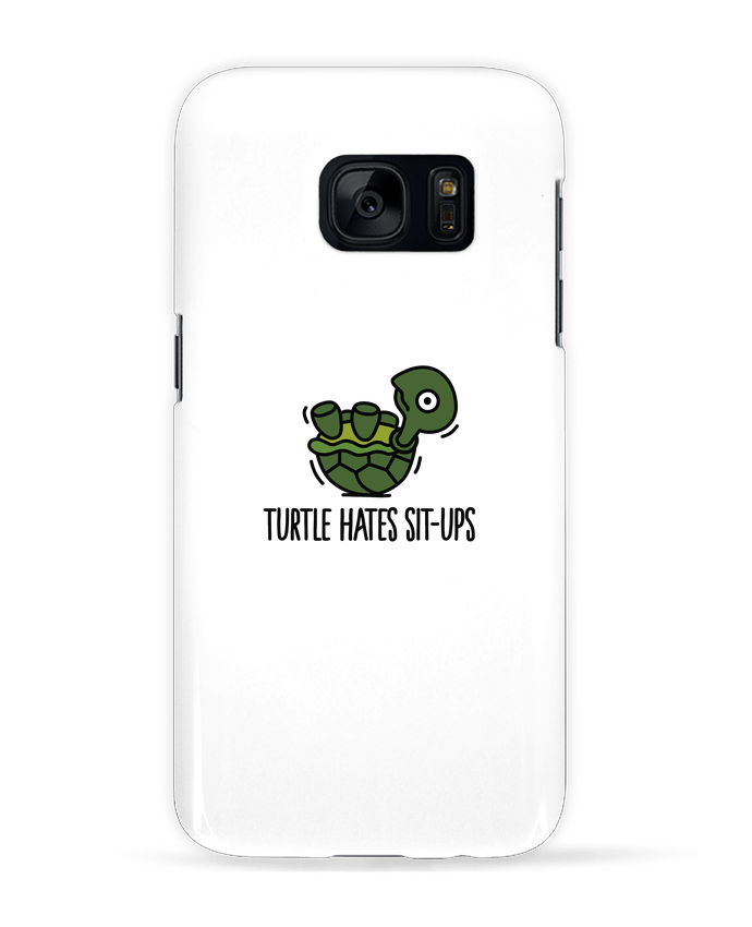 Coque 3D Samsung Galaxy S7  TURTLE HATES SIT-UPS par LaundryFactory