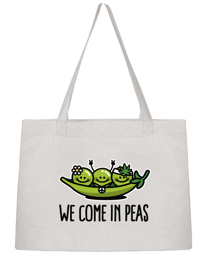 Sac Shopping WE COME IN PEAS par LaundryFactory