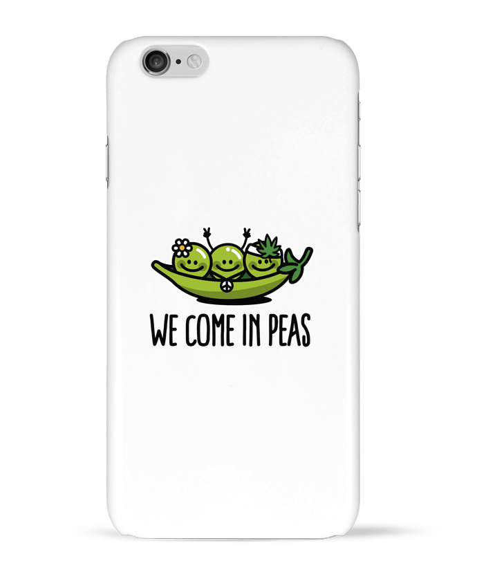 Coque iPhone 6 WE COME IN PEAS par LaundryFactory