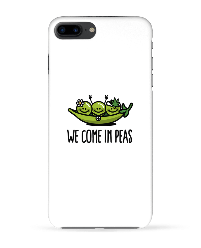 Coque iPhone 7 + WE COME IN PEAS par LaundryFactory