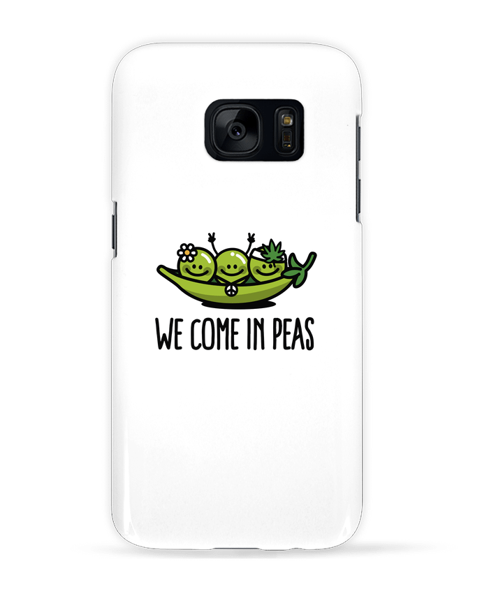 Coque 3D Samsung Galaxy S7  WE COME IN PEAS par LaundryFactory