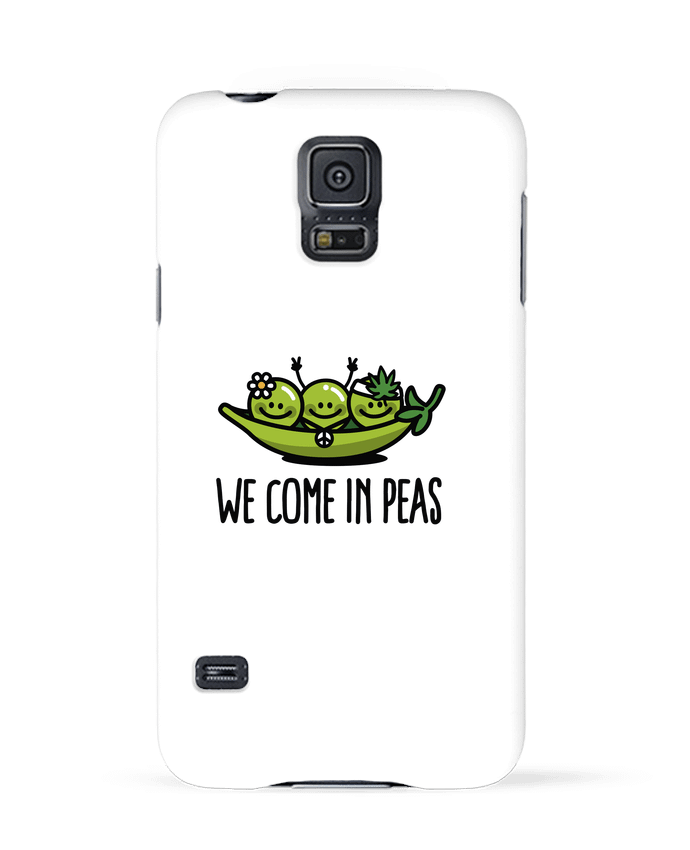 Coque Samsung Galaxy S5 WE COME IN PEAS par LaundryFactory