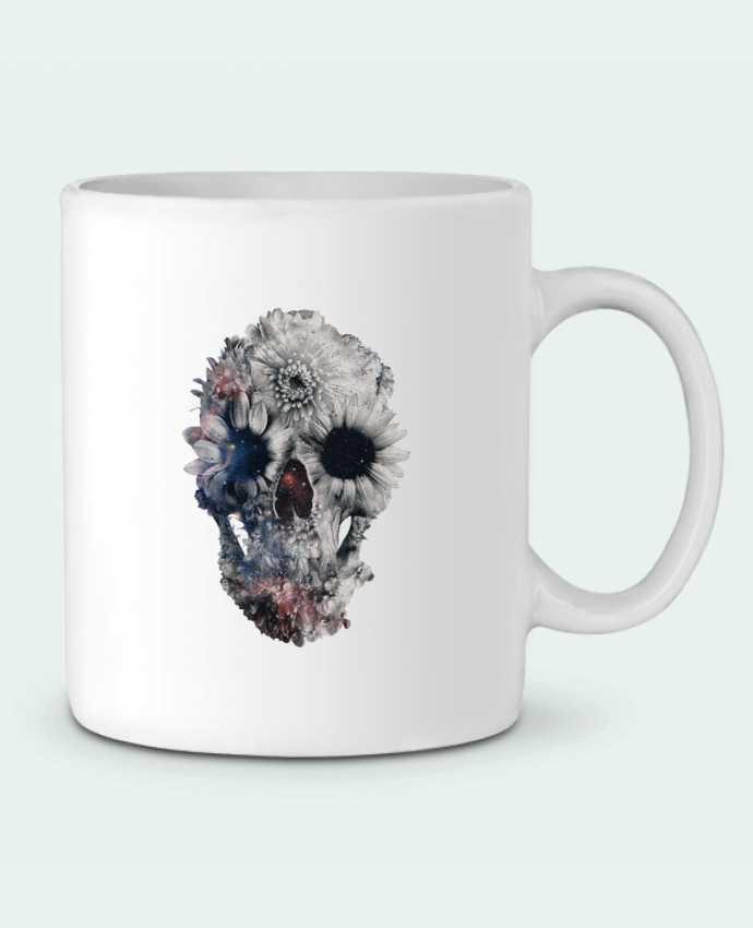 Ceramic Mug Floral skull 2 by ali_gulec