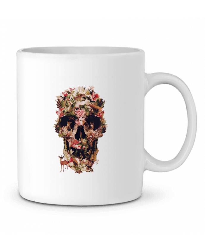 Ceramic Mug Jungle Skull by ali_gulec