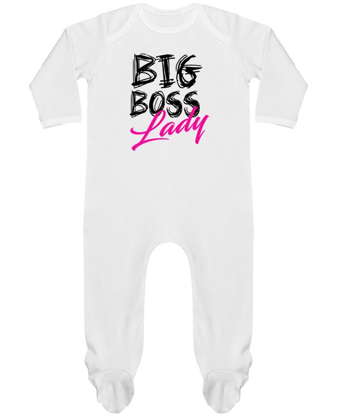 Baby Sleeper long sleeves Contrast big boss lady by DesignMe