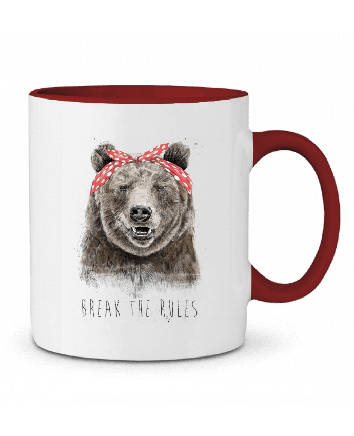 Mug bicolore Break the rules II Balàzs Solti
