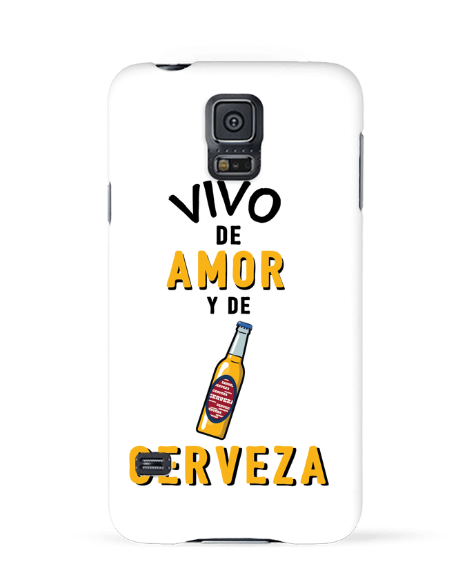 Case 3D Samsung Galaxy S5 Vivo de amor y de cerveza by tunetoo