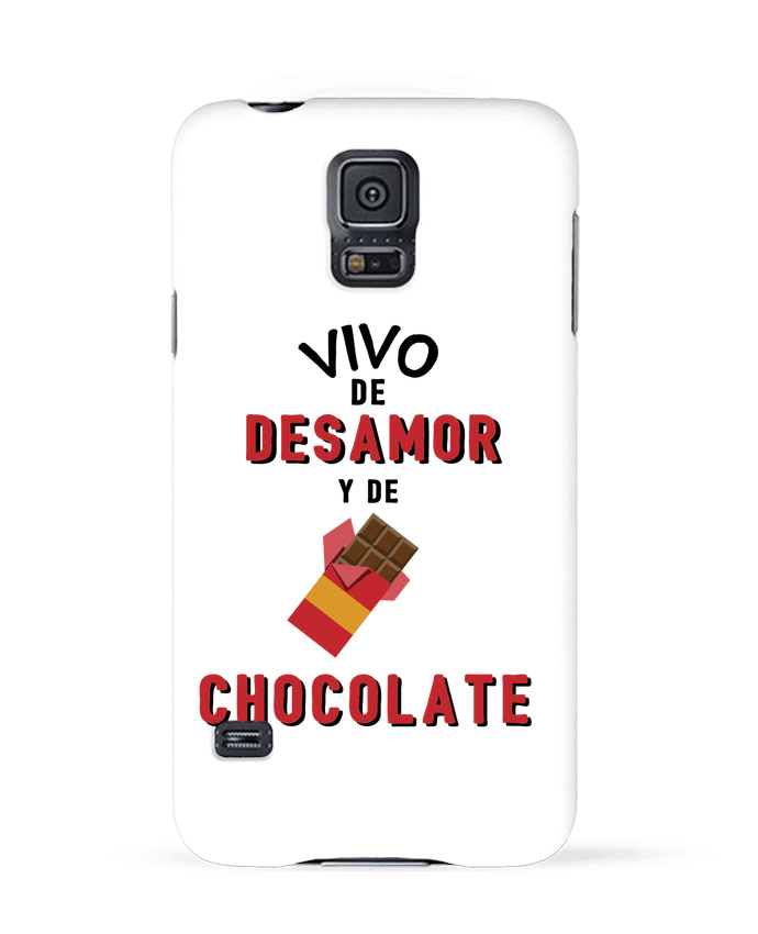 Case 3D Samsung Galaxy S5 Vivo de desamor y de chocolate by tunetoo