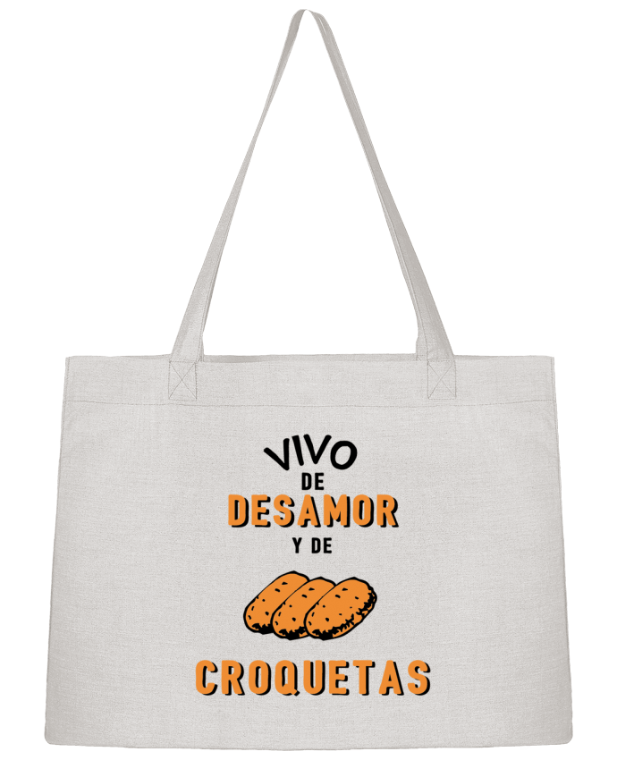 Shopping tote bag Stanley Stella Vivo de desamor y de croquetas by tunetoo