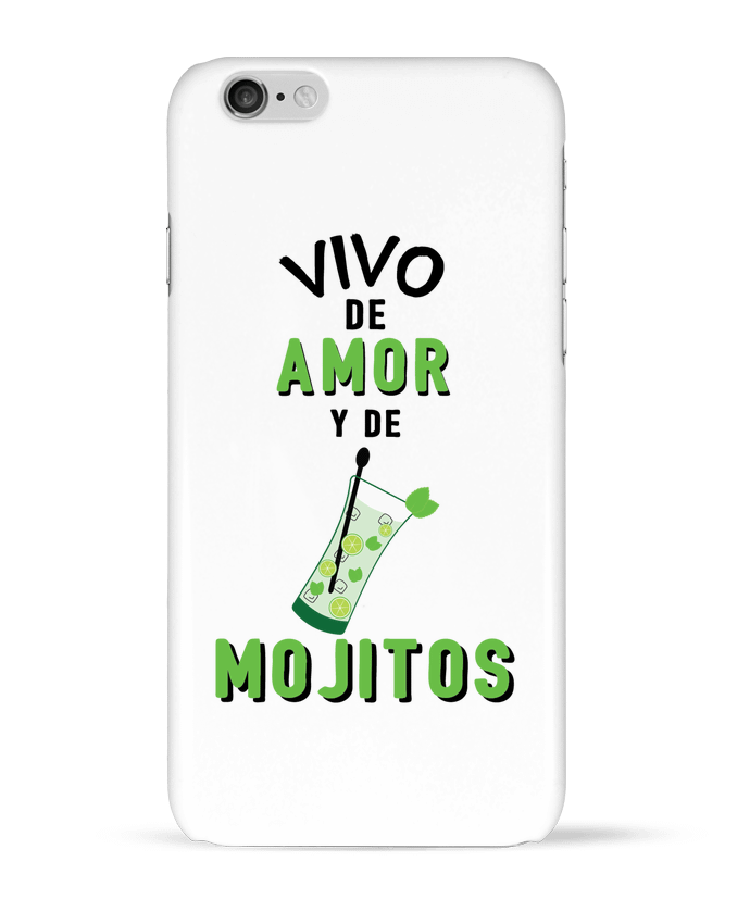 Case 3D iPhone 6 Vivo de amor y de mojitos by tunetoo