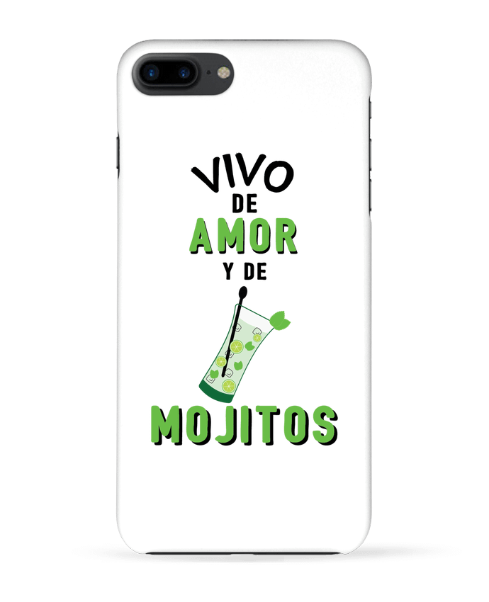 Case 3D iPhone 7+ Vivo de amor y de mojitos by tunetoo