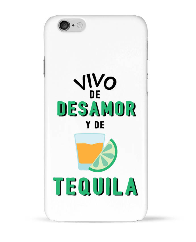 Case 3D iPhone 6 Vivo de desamor y de tequila by tunetoo