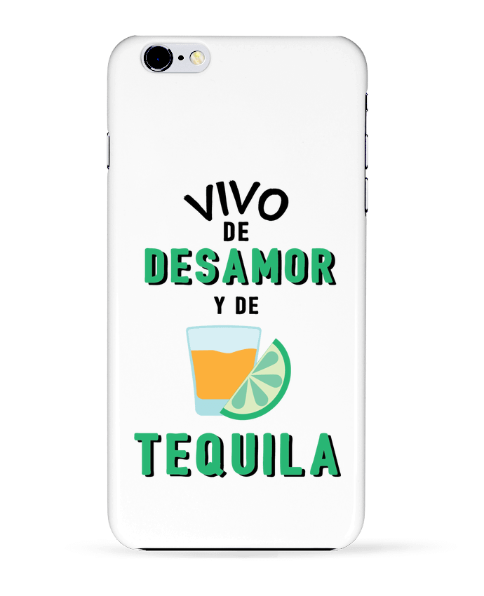 Case 3D iPhone 6+ Vivo de desamor y de tequila de tunetoo