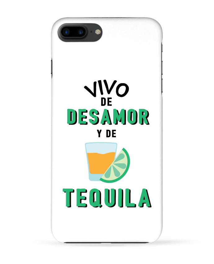 Coque iPhone 7 + Vivo de desamor y de tequila par tunetoo
