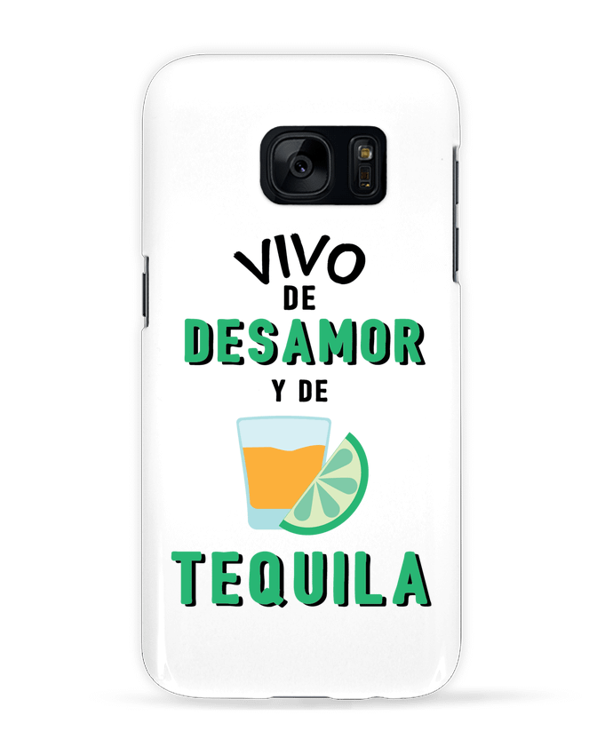 Case 3D Samsung Galaxy S7 Vivo de desamor y de tequila by tunetoo
