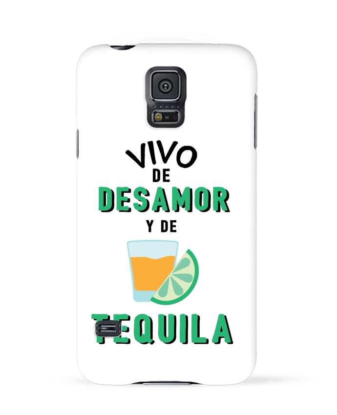 Case 3D Samsung Galaxy S5 Vivo de desamor y de tequila by tunetoo