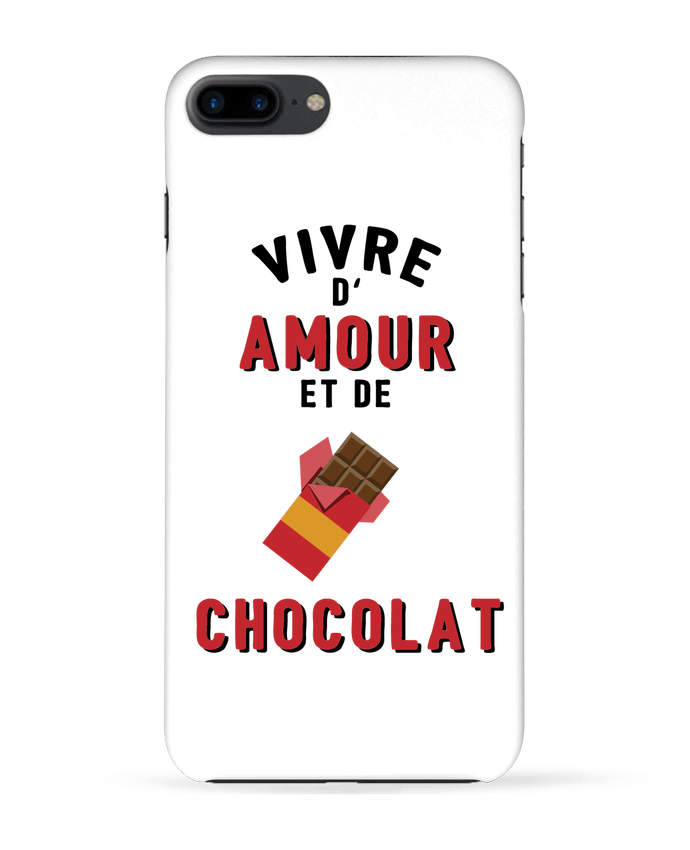 Carcasa Iphone 7+ Vivre d'amour et de chocolat por tunetoo