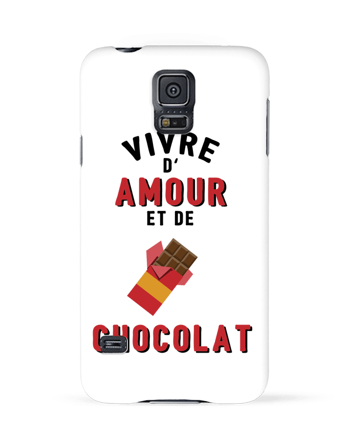 Coque Samsung Galaxy S5 Vivre d'amour et de chocolat par tunetoo