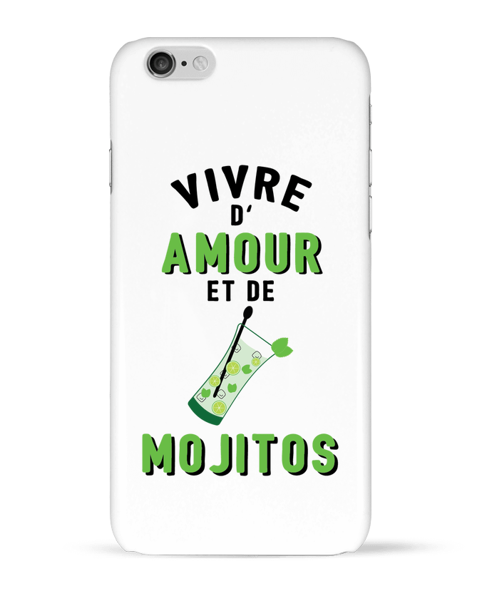 Case 3D iPhone 6 Vivre d'amour et de mojitos by tunetoo