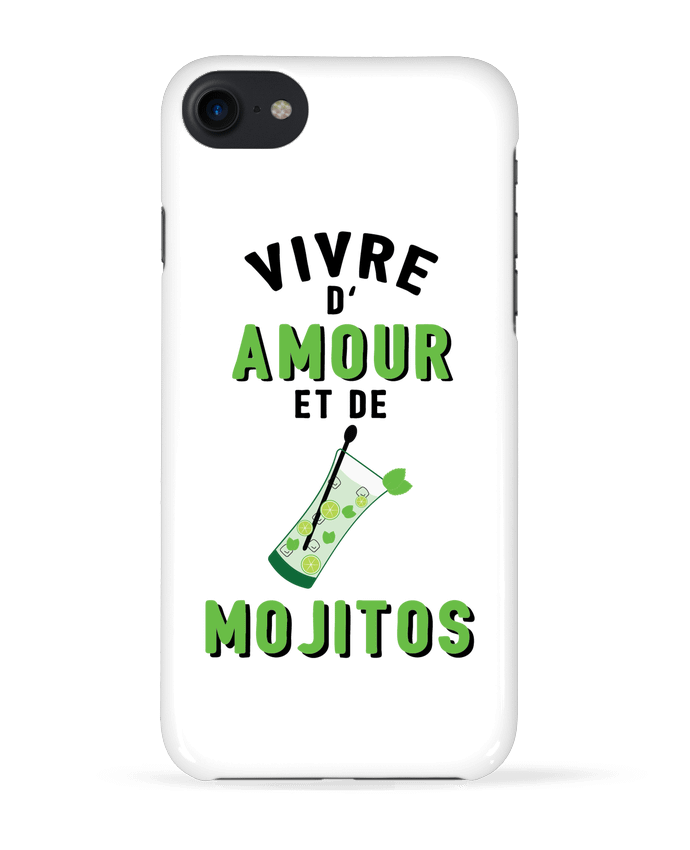 COQUE 3D Iphone 7 Vivre d'amour et de mojitos de tunetoo