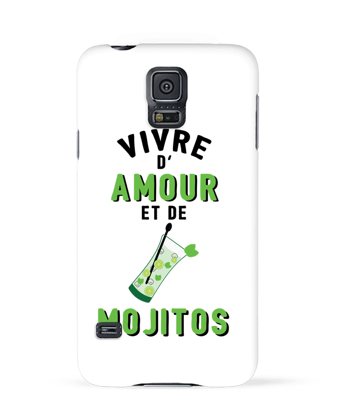 Case 3D Samsung Galaxy S5 Vivre d'amour et de mojitos by tunetoo
