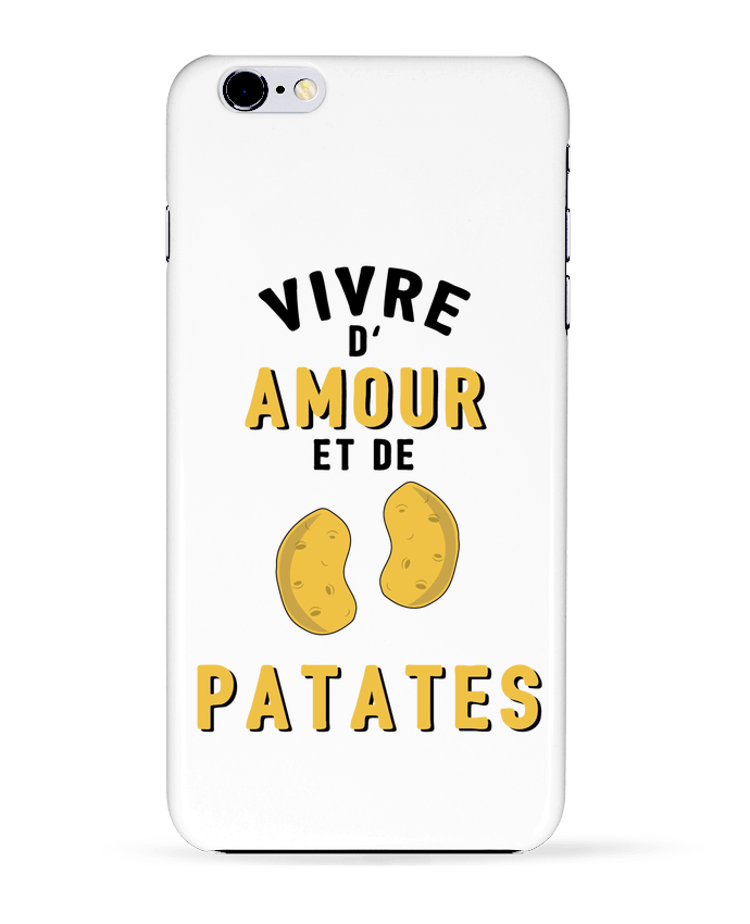 Carcasa Iphone 6+ Vivre d'amour et de patates de tunetoo