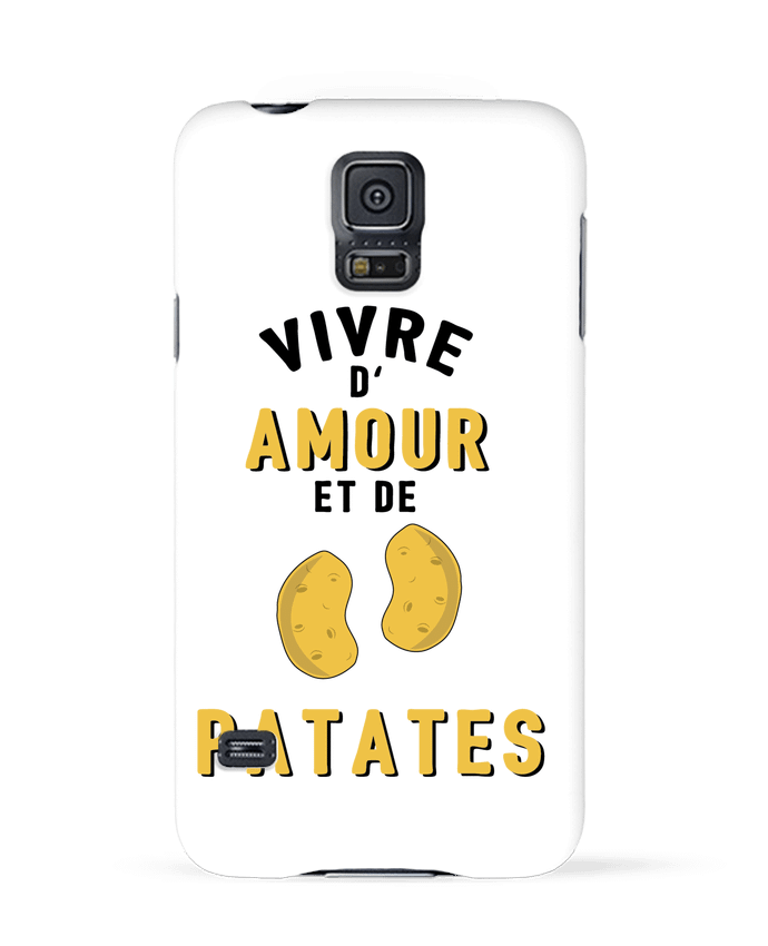 Coque Samsung Galaxy S5 Vivre d'amour et de patates par tunetoo