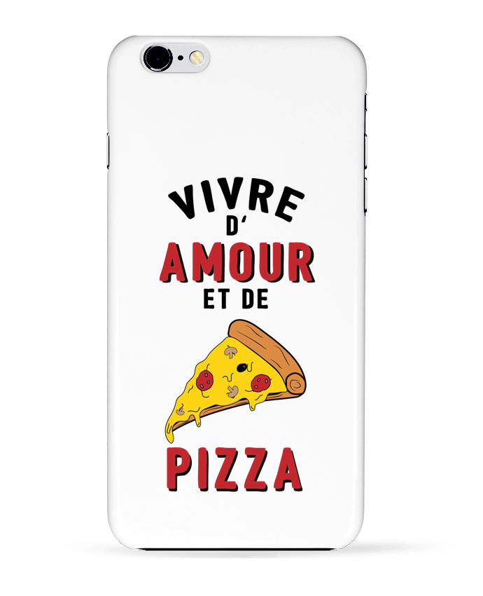  COQUE Iphone 6+ | Vivre d'amour et de pizza de tunetoo