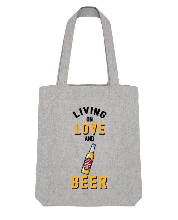 Tote Bag Stanley Stella Living on love and beer by tunetoo 