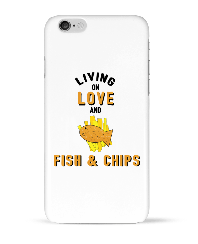 Coque iPhone 6 Living on love and fish & chips par tunetoo