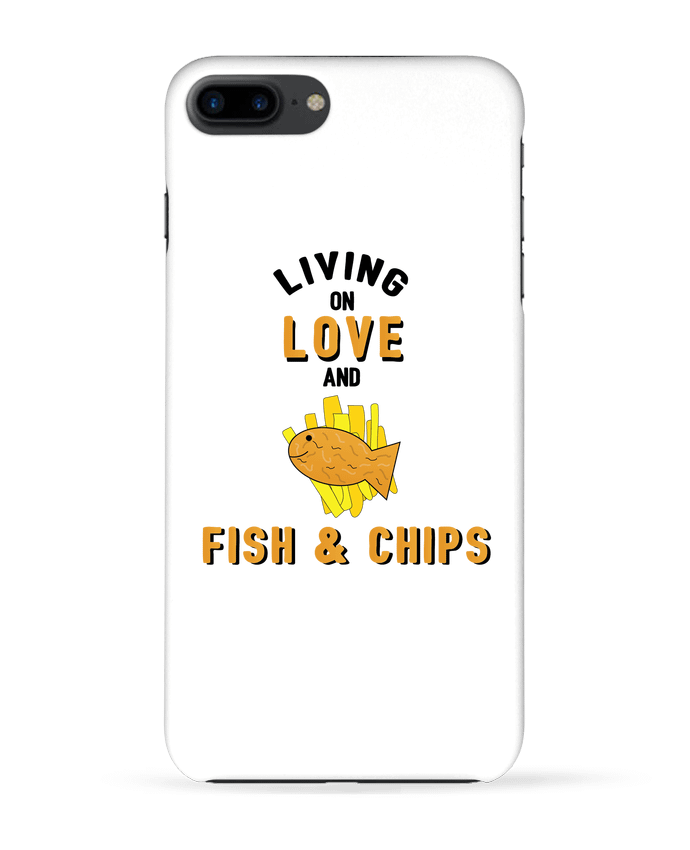 Coque iPhone 7 + Living on love and fish & chips par tunetoo