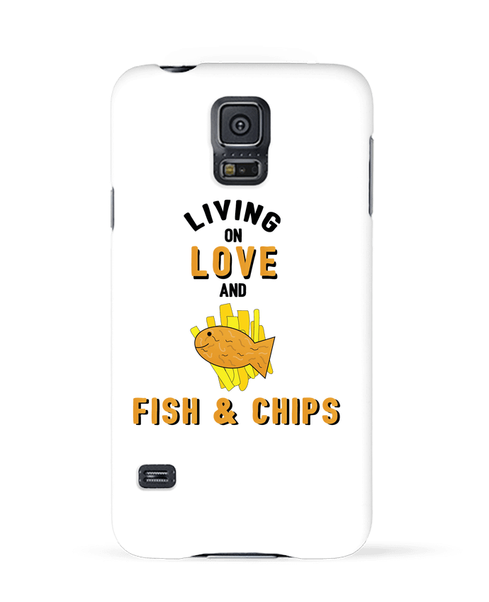 Coque Samsung Galaxy S5 Living on love and fish & chips par tunetoo