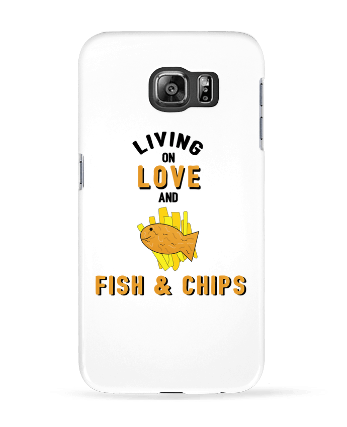 Coque Samsung Galaxy S6 Living on love and fish & chips - tunetoo