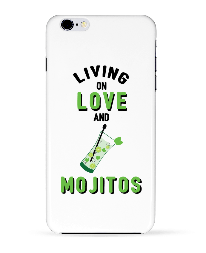 Case 3D iPhone 6+ Living on love and mojitos de tunetoo