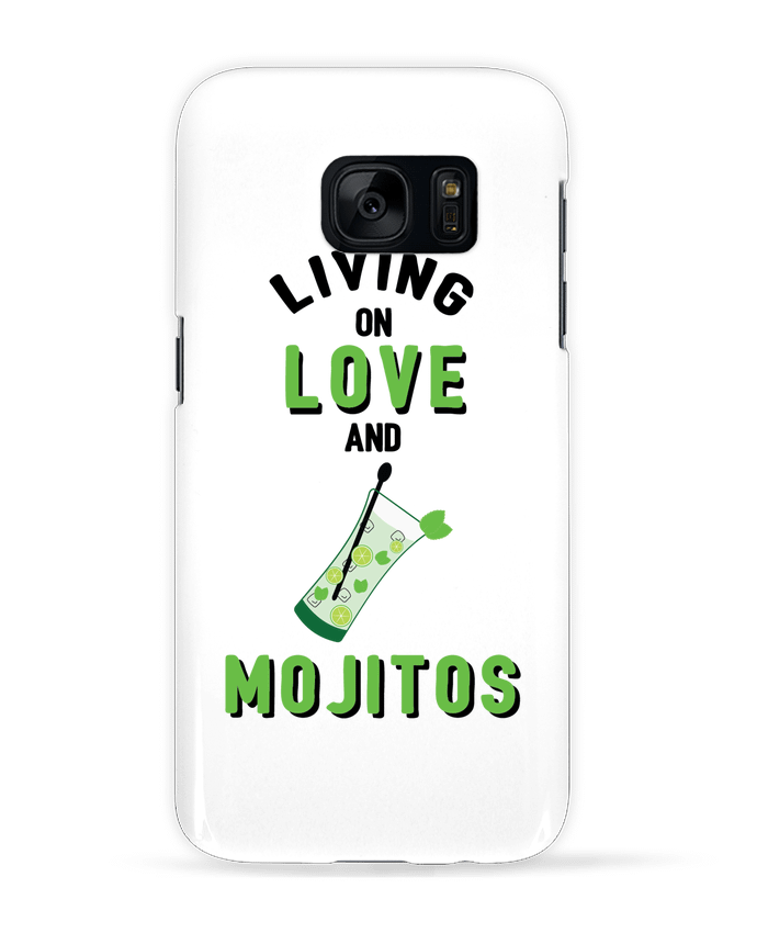 Case 3D Samsung Galaxy S7 Living on love and mojitos by tunetoo