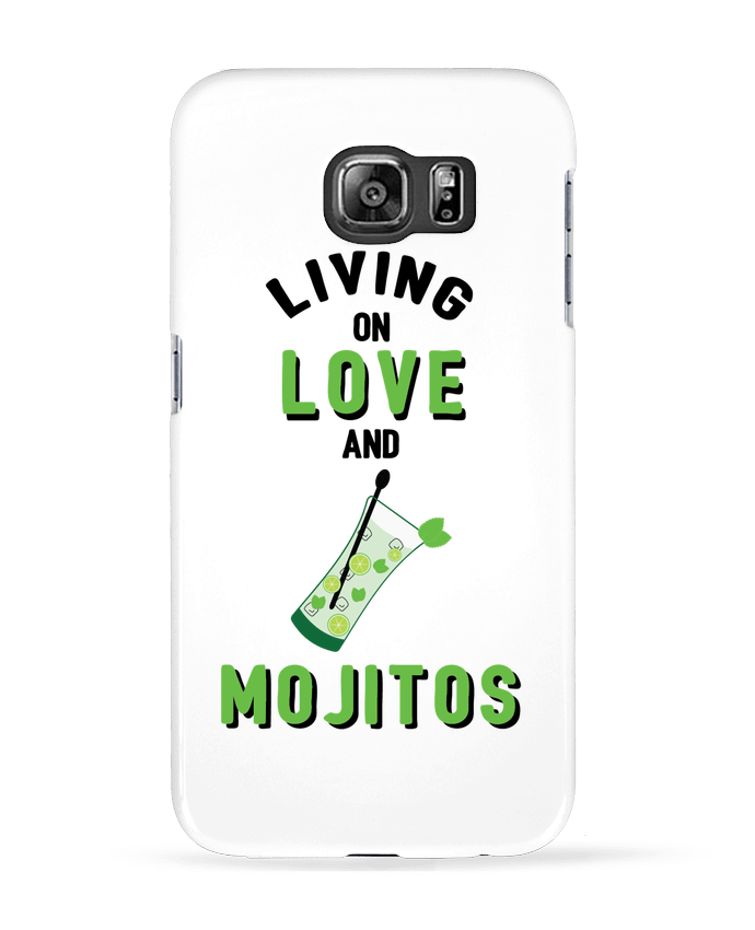 Case 3D Samsung Galaxy S6 Living on love and mojitos - tunetoo